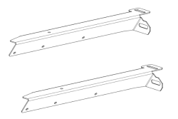 Kit de 2 supports passage de roue