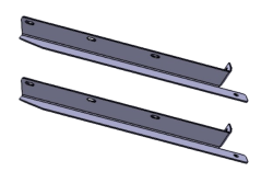 Kit de 2 supports de passage de roue