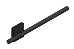 Gaine de protection du câble de débrayage du moteur du rideau électrique sur fourgon Labbé Gruau