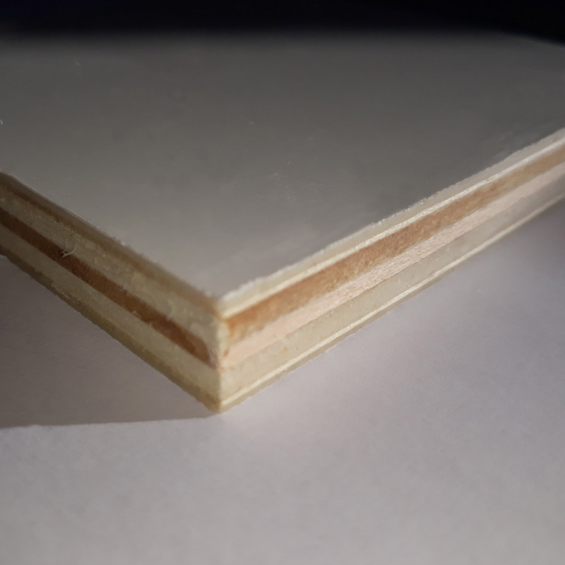 Panneau contreplaqué gelcoat blanc