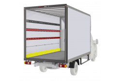 Plinthe aluminium intérieur fourgon grand volume