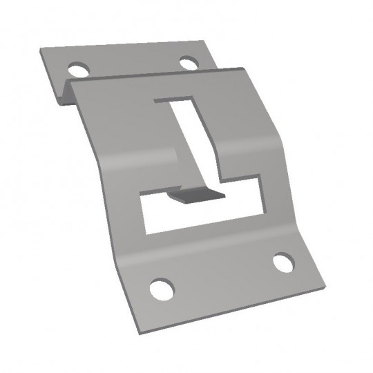 Gâche inox pour blocage porte