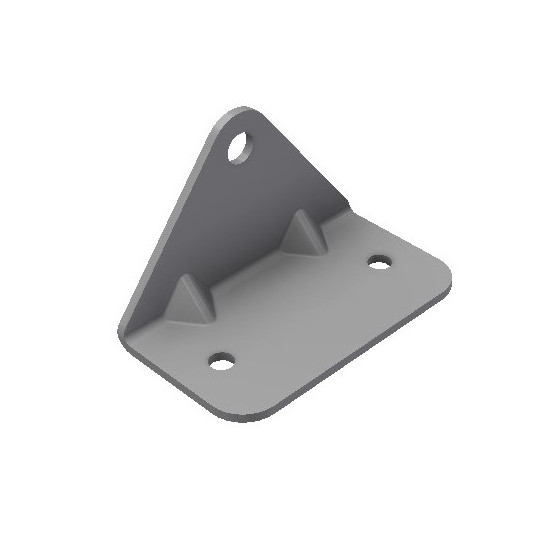 Support compas sur auvent