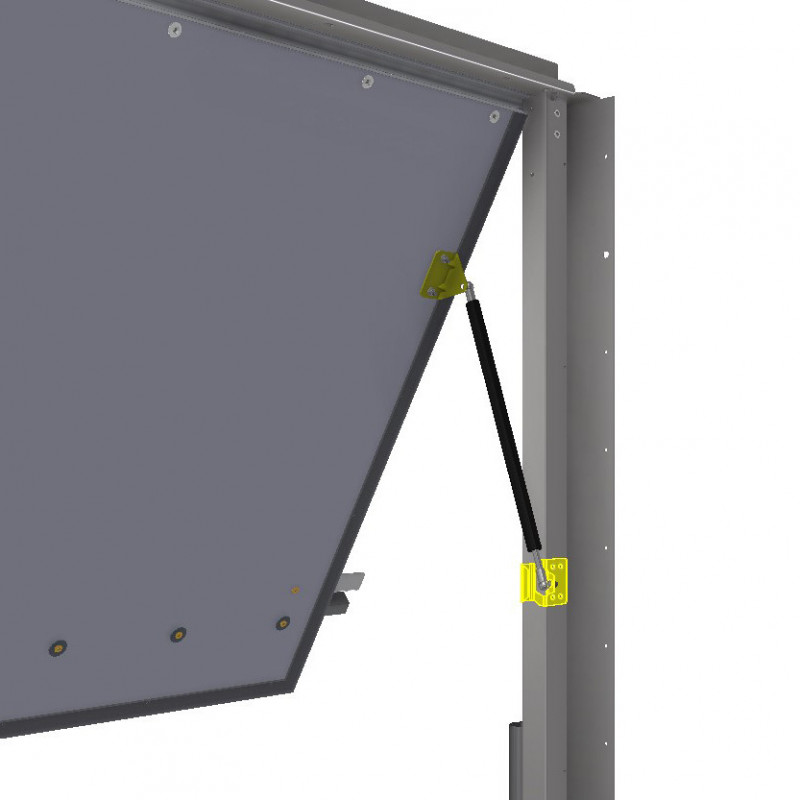 Support compas sur cadre