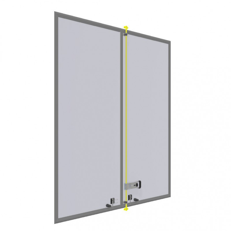 Crémone supérieure pour hauteur intérieure 2300